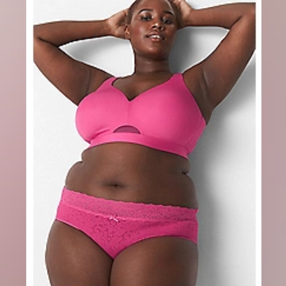 NWT Stretch Lace Hipster Panty sz 18/20